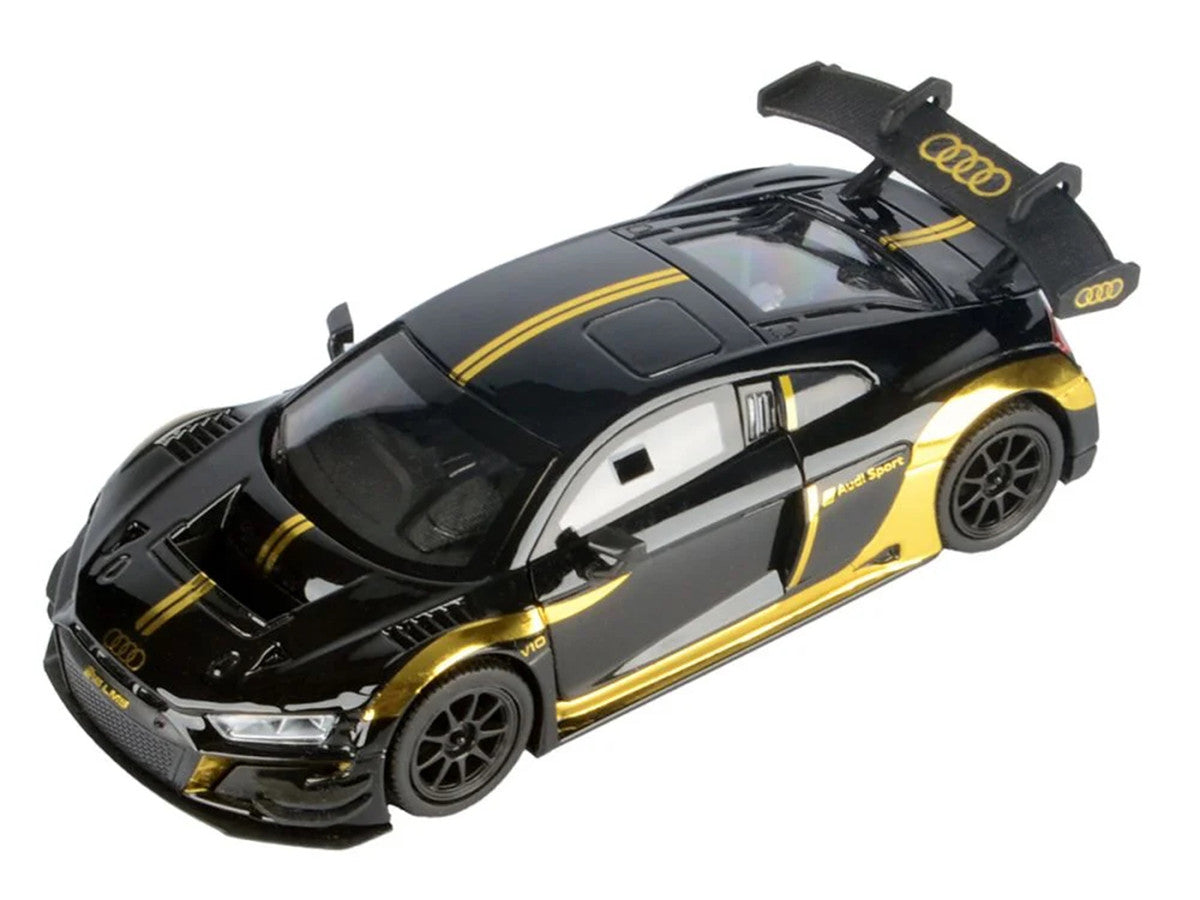 Audi R8 LMS GT3 Black/Gold "Midnight Eclipse" – 1:24 Diecast by Motormax