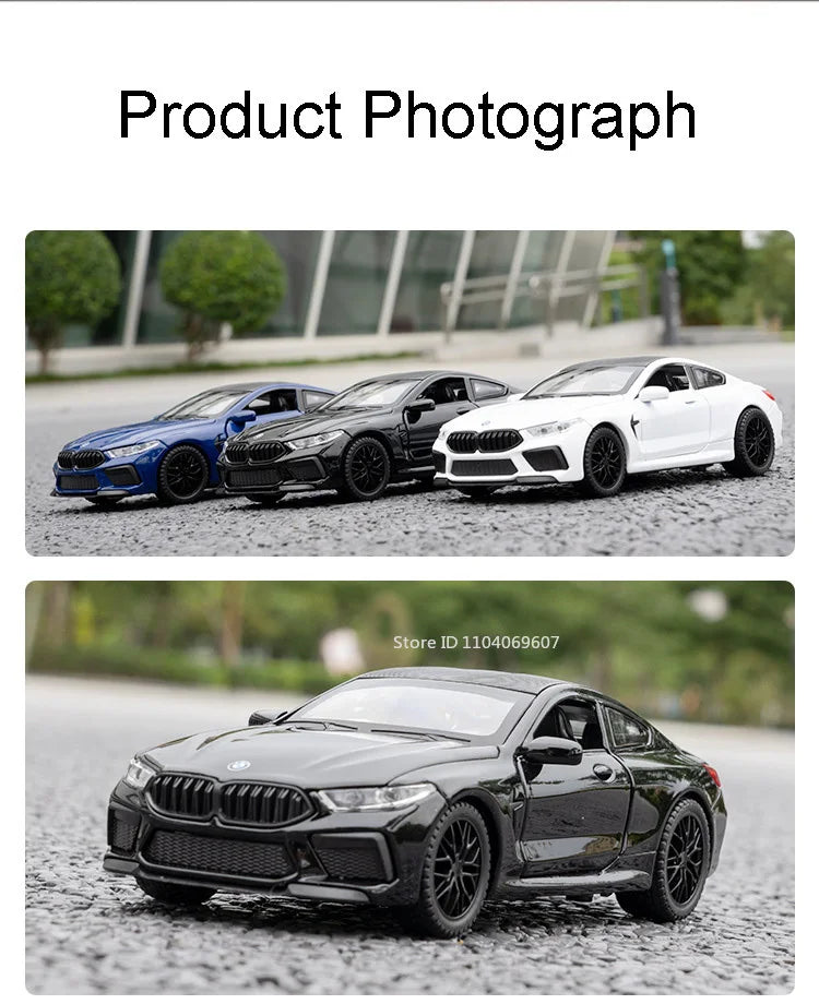BMW M8 Miniature Model Sport Car