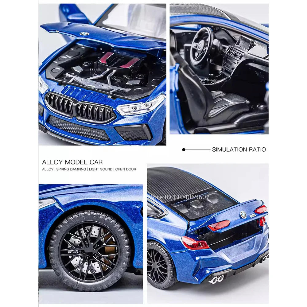 BMW M8 Miniature Model Sport Car