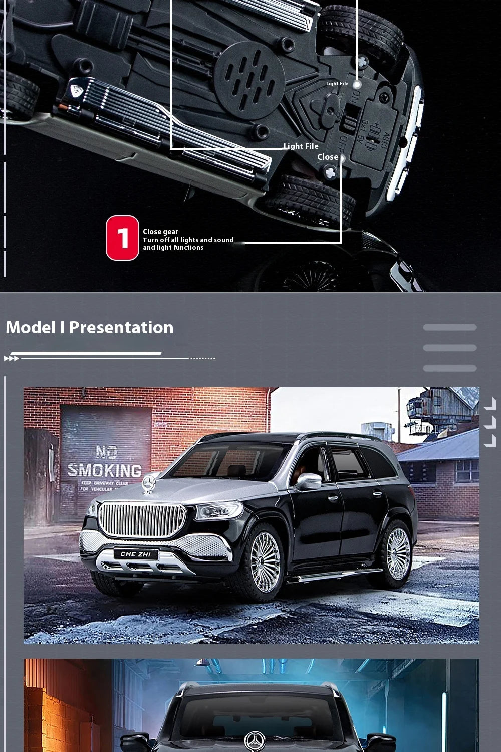 Mercedes Benz Maybach GLS600 SUV Diecast