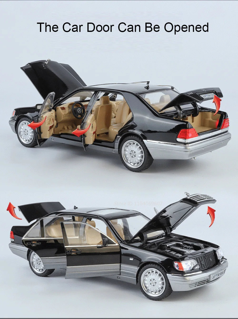Mercedes W140 Miniature Car Model