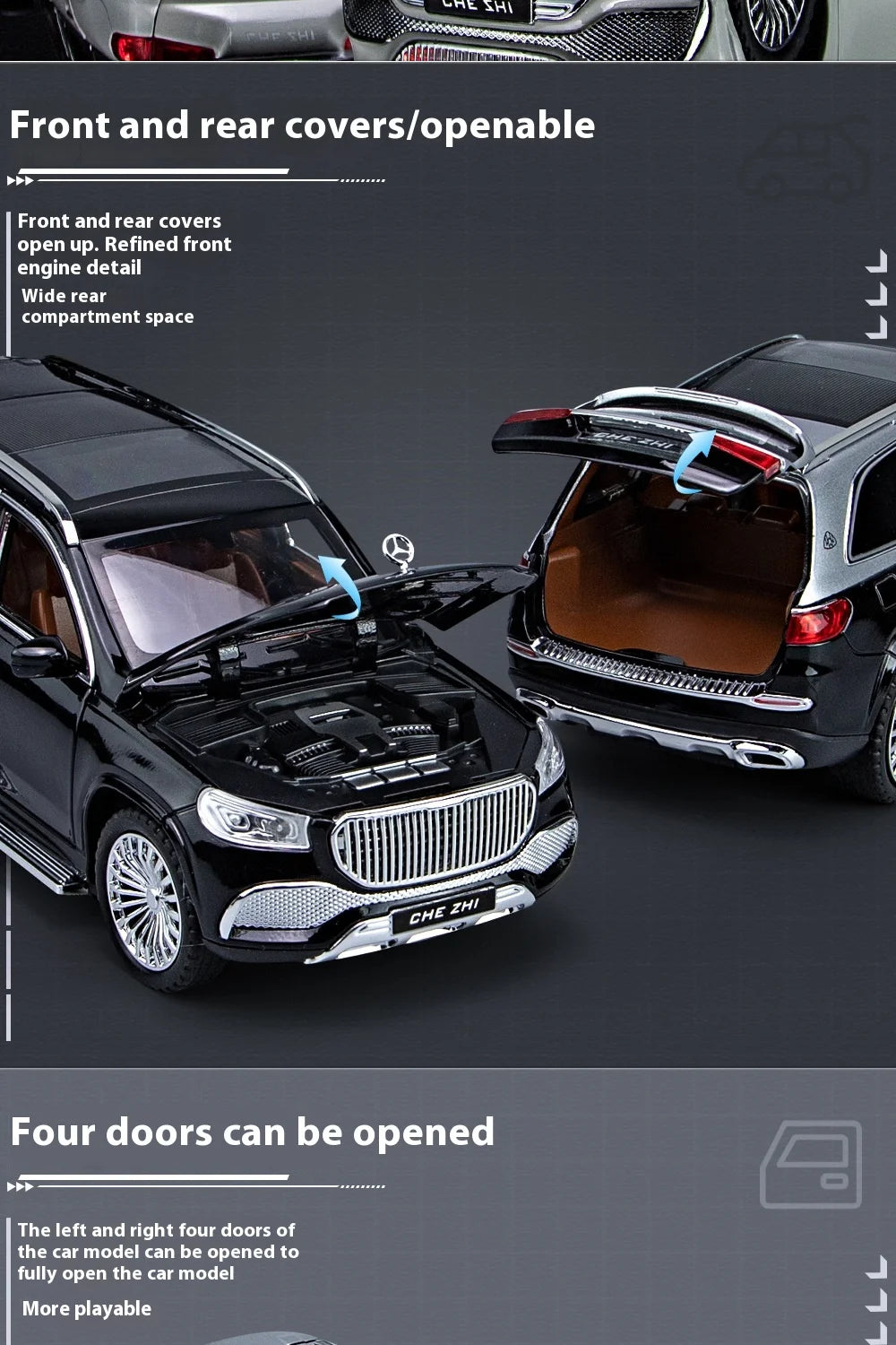Mercedes Benz Maybach GLS600 SUV Diecast