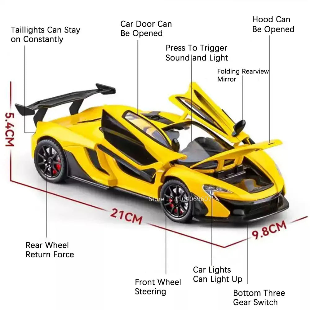 P1 Sports Car Miniature Models