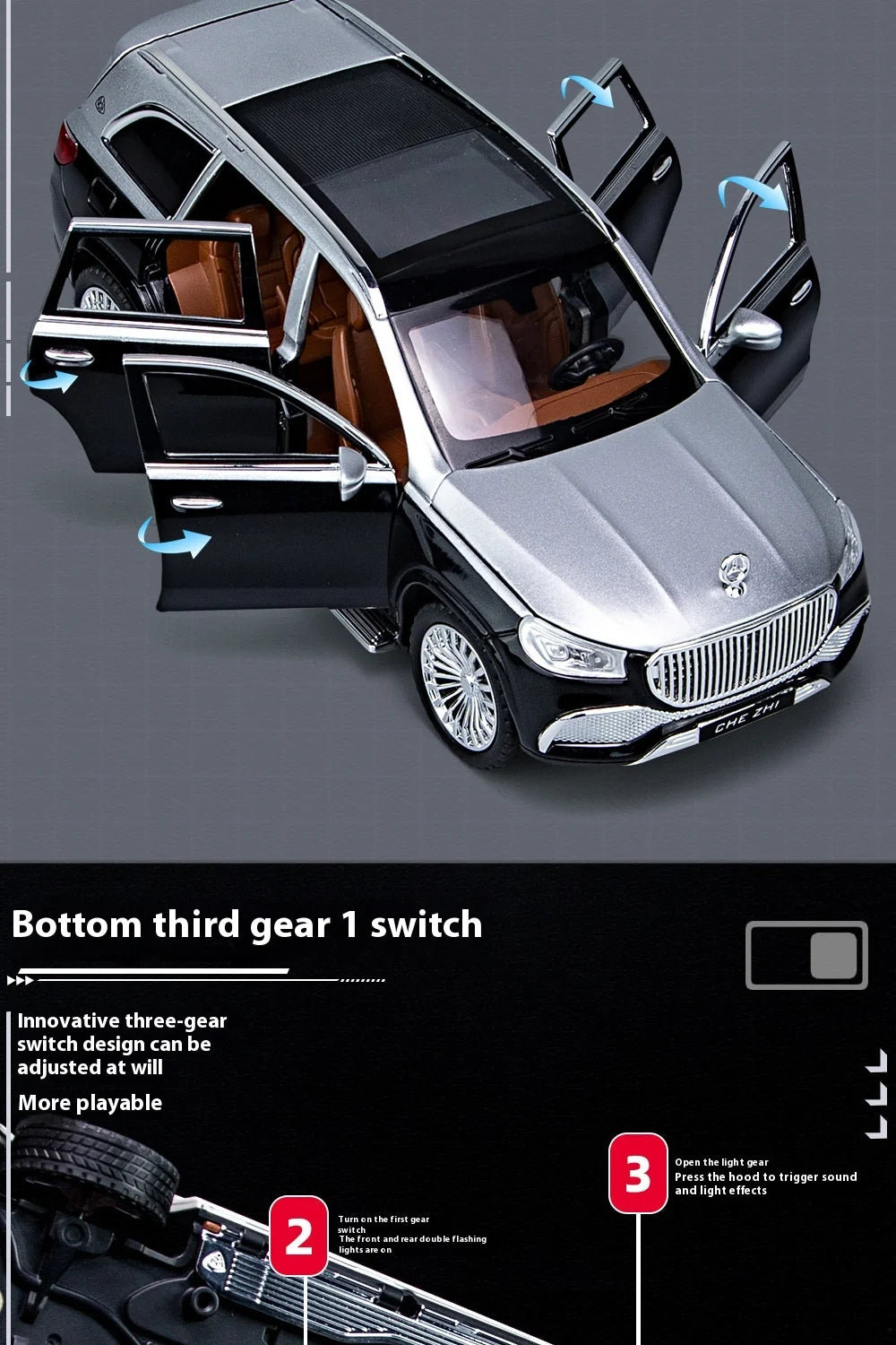 Mercedes Benz Maybach GLS600 SUV Diecast