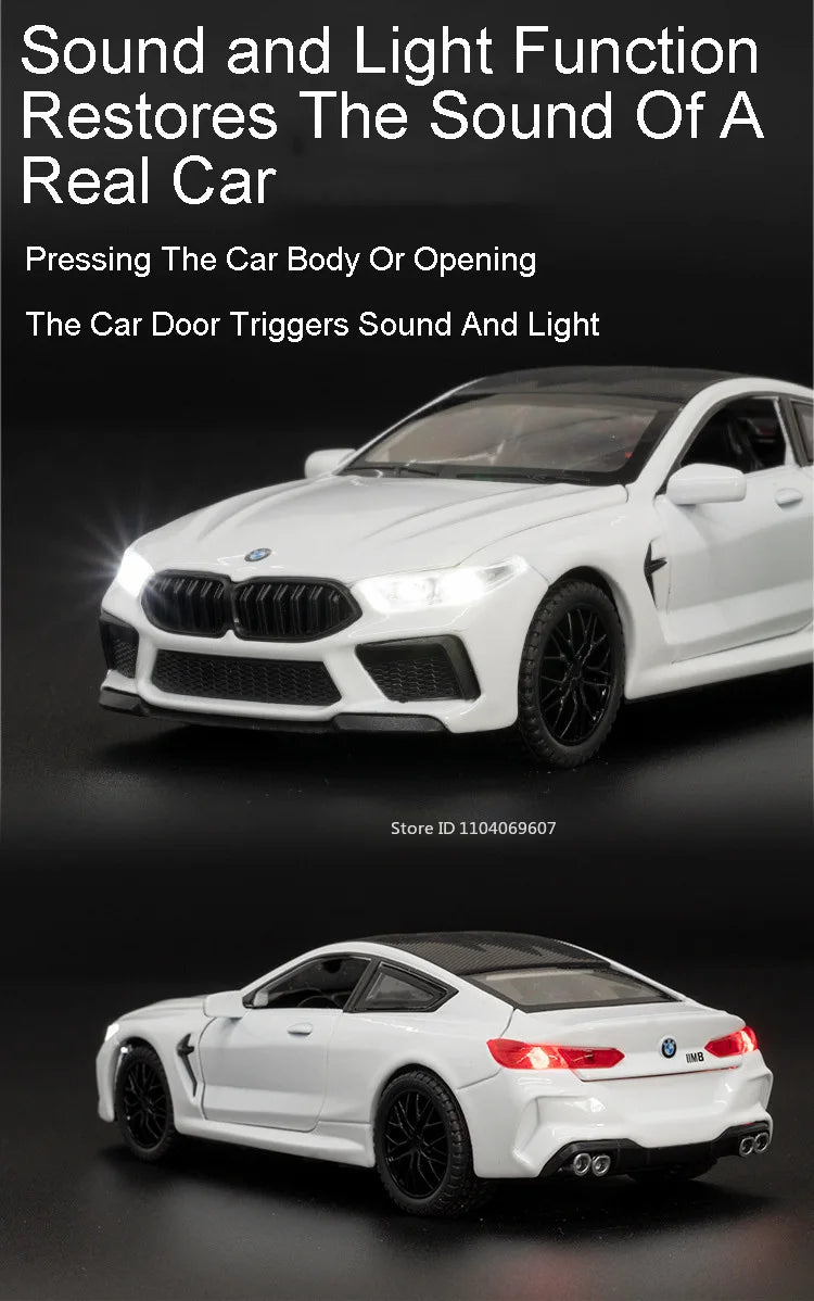 BMW M8 Miniature Model Sport Car