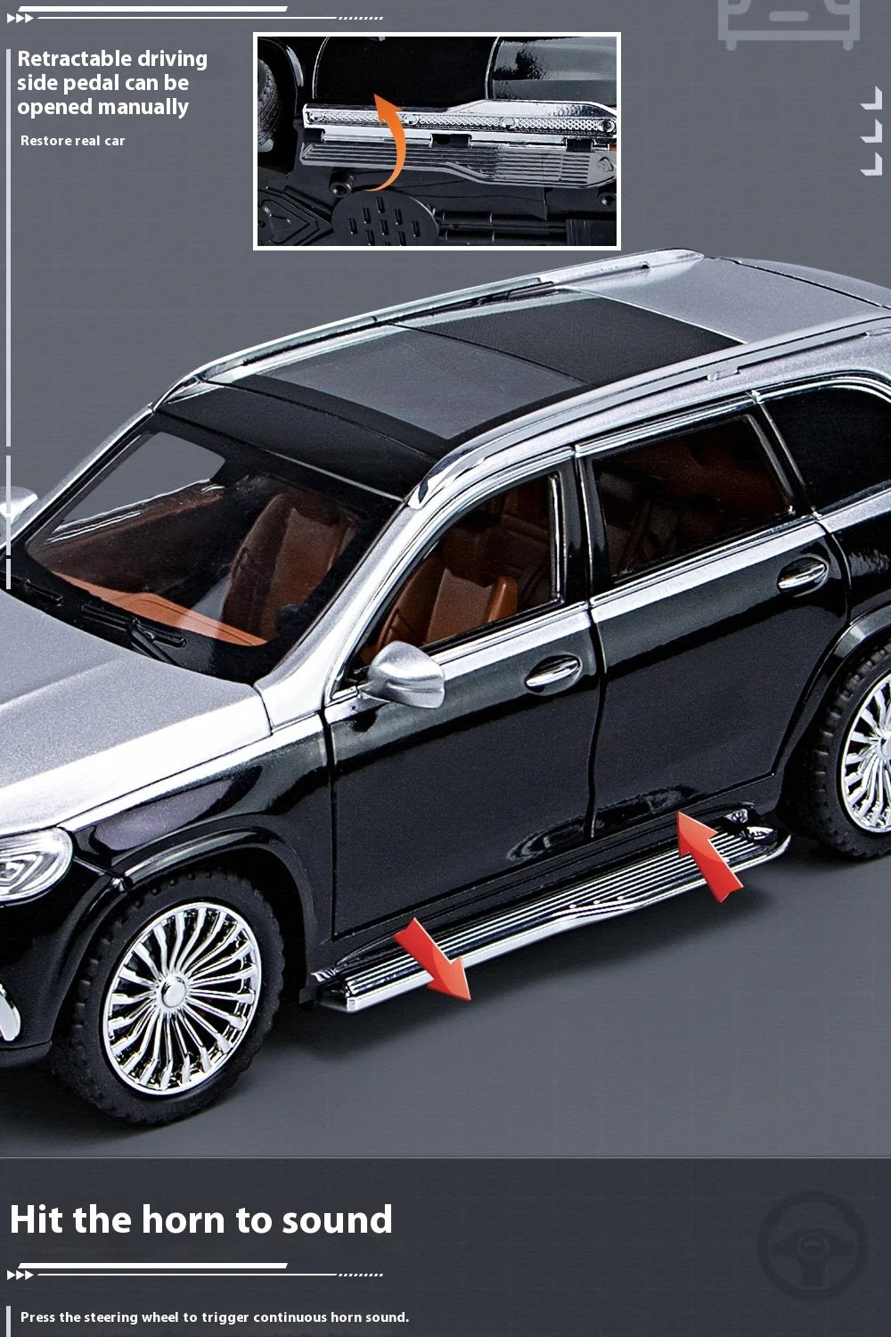 Mercedes Benz Maybach GLS600 SUV Diecast