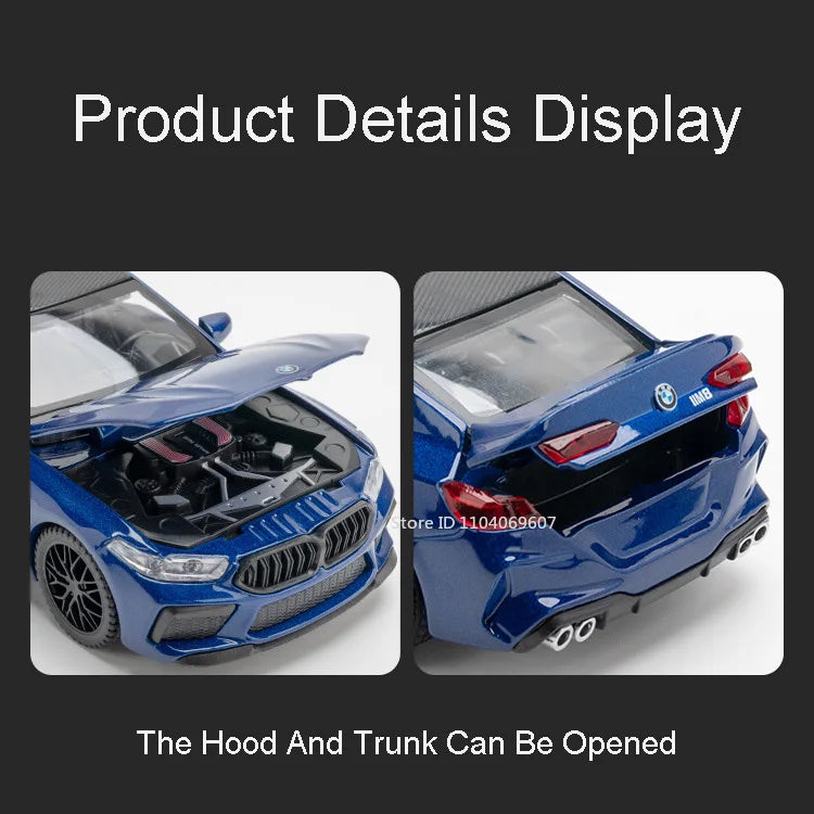 BMW M8 Miniature Model Sport Car