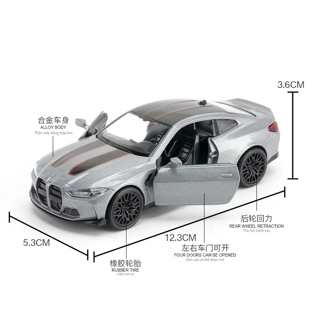 BMW M4 CSL alloy car model