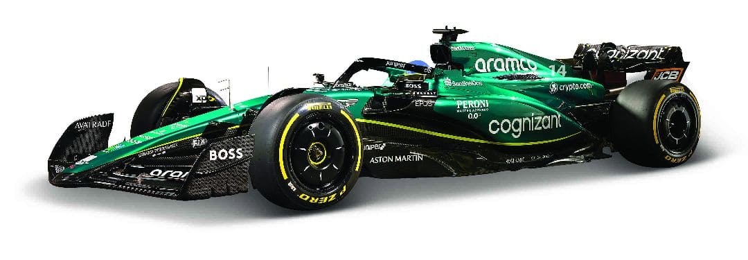 Aston Martin AMR23 2023 #14 Alonso F1 – 1:43 Diecast by Bburago