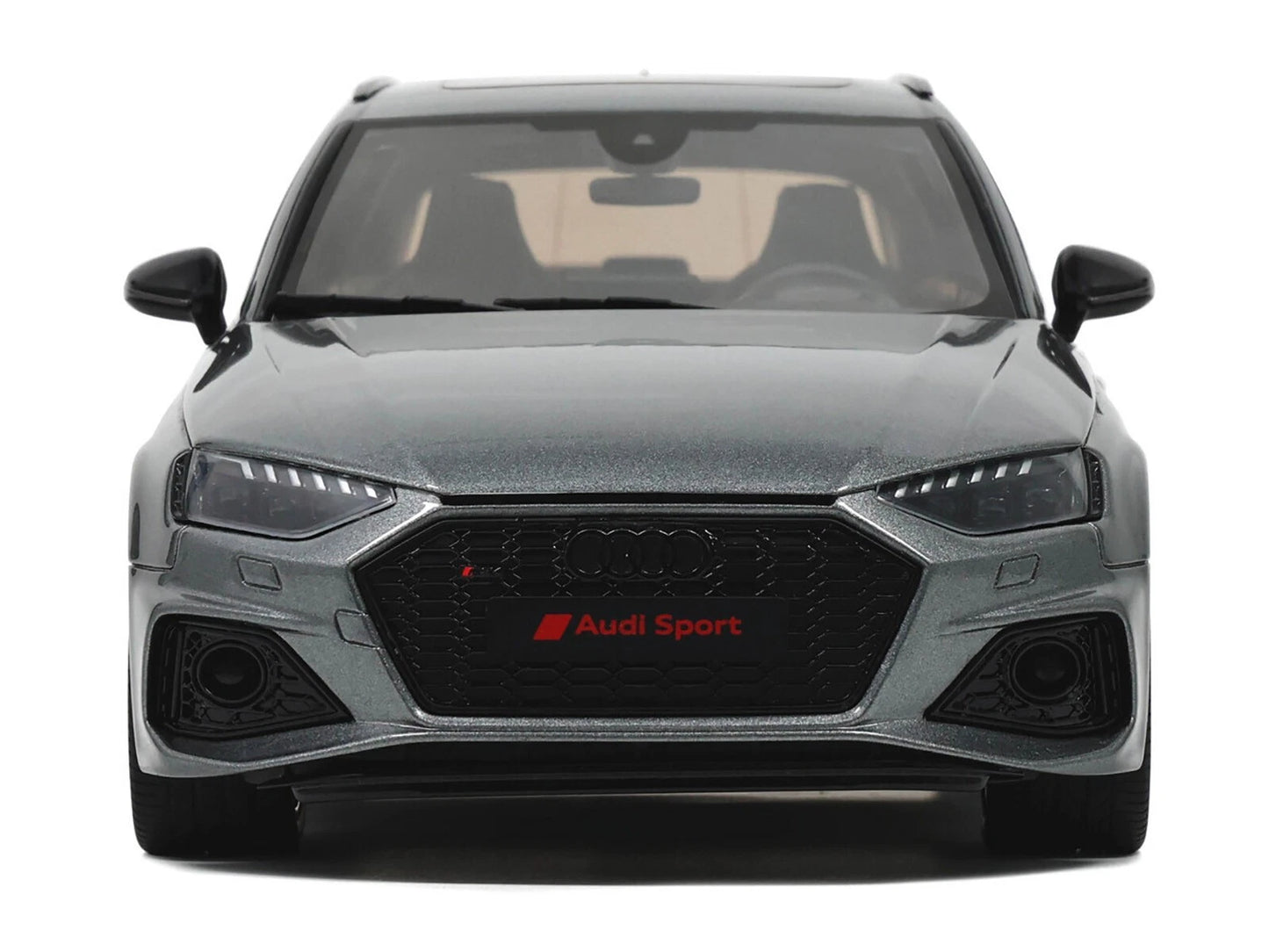 Audi RS 4 Competition Gray Metallic – 1:18 Diecast by GT Spirit