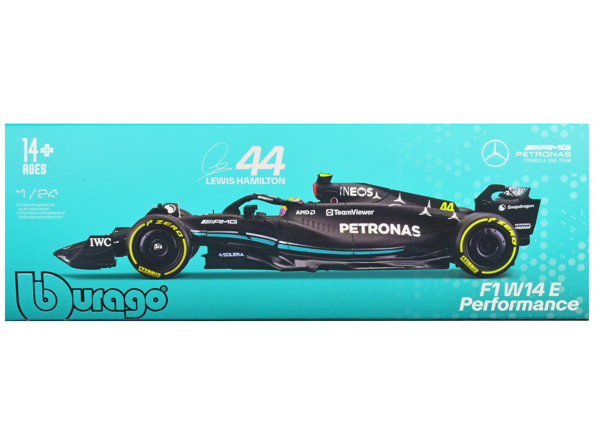 Mercedes-AMG W14 2023 #44 Hamilton Petronas F1 – 1:24 Diecast by Bburago