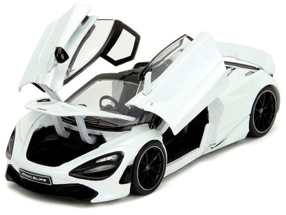 1:24 McLaren 720S White Metallic with Black Top from "Pink Slips" by Jada