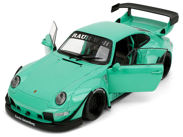 Porsche 911 RWB "Kei Kishi" Teal "Pink Slips" – 1:18 Diecast by Jada