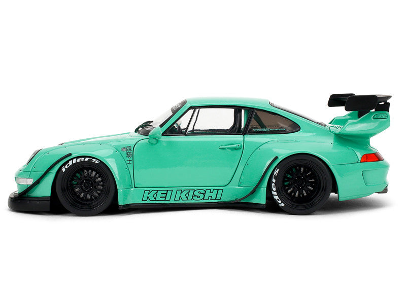 Porsche 911 RWB "Kei Kishi" Teal "Pink Slips" – 1:18 Diecast by Jada