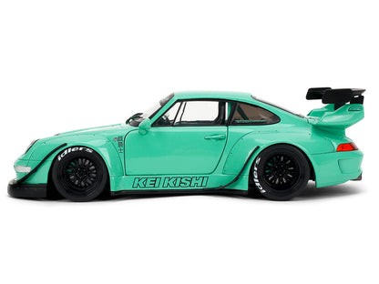 Porsche 911 RWB "Kei Kishi" Teal "Pink Slips" – 1:18 Diecast by Jada