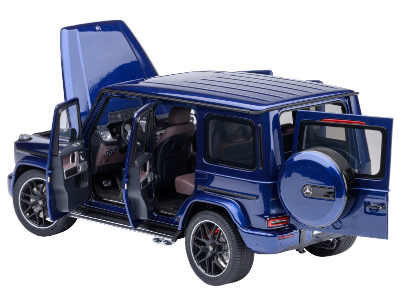 1:18 2019 Mercedes-Benz AMG G63 Brilliant Blue Metallic by Autoart