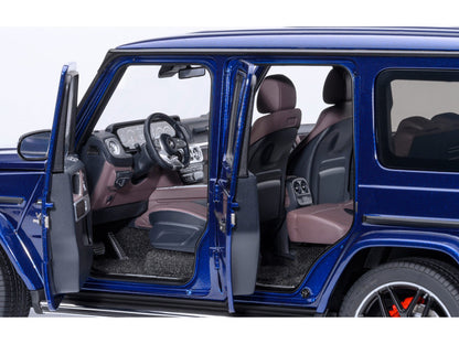 1:18 2019 Mercedes-Benz AMG G63 Brilliant Blue Metallic by Autoart