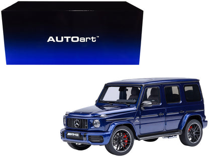 1:18 2019 Mercedes-Benz AMG G63 Brilliant Blue Metallic by Autoart