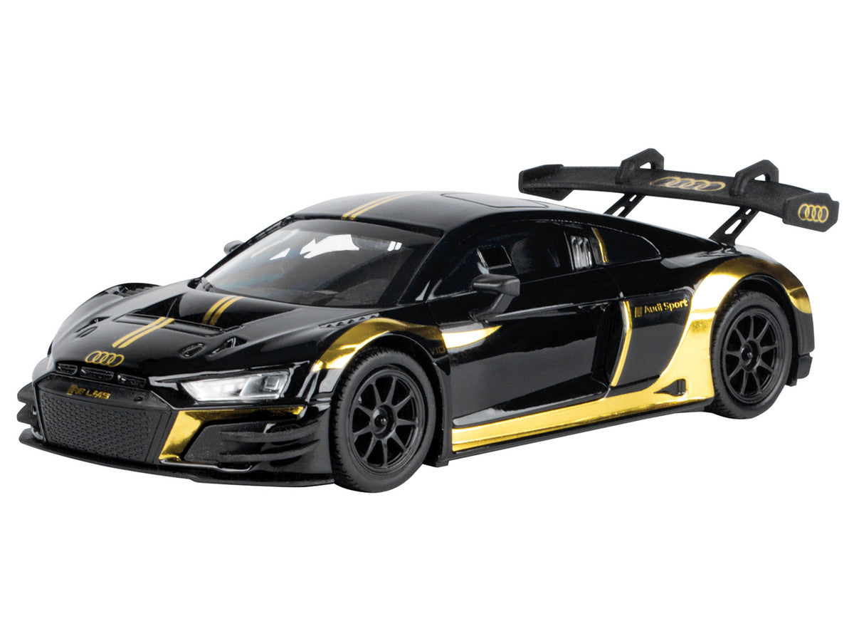 Audi R8 LMS GT3 Black/Gold "Midnight Eclipse" – 1:24 Diecast by Motormax
