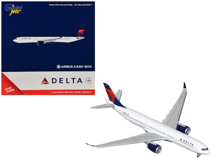 1:400 Airbus A330-900 Delta Airlines Commercial Aircraft Diecast Model by GeminiJets