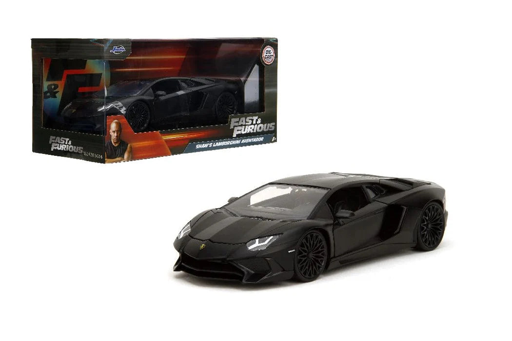 Lamborghini Aventador SV "Fast & Furious — Shaw's" – 1:24 Diecast by Jada