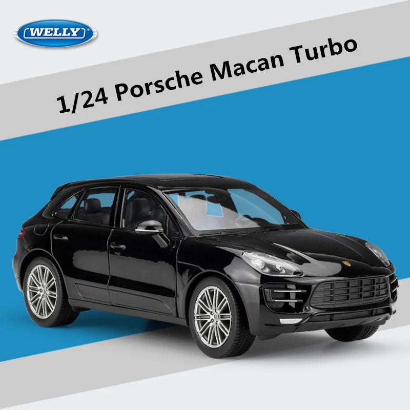 Porsche Macan Turbo SUV Car Model Diecast