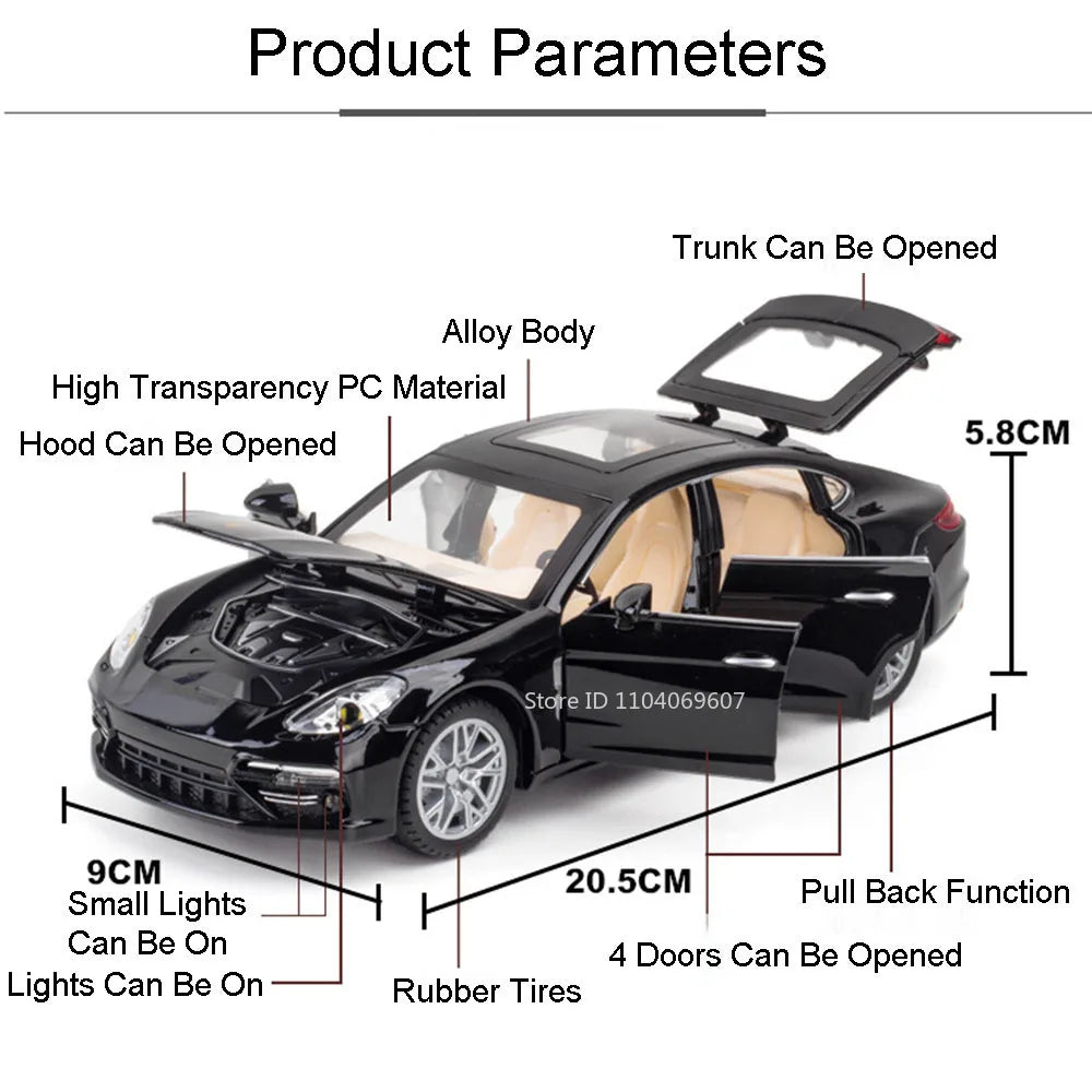 Panamera Miniature Car Model
