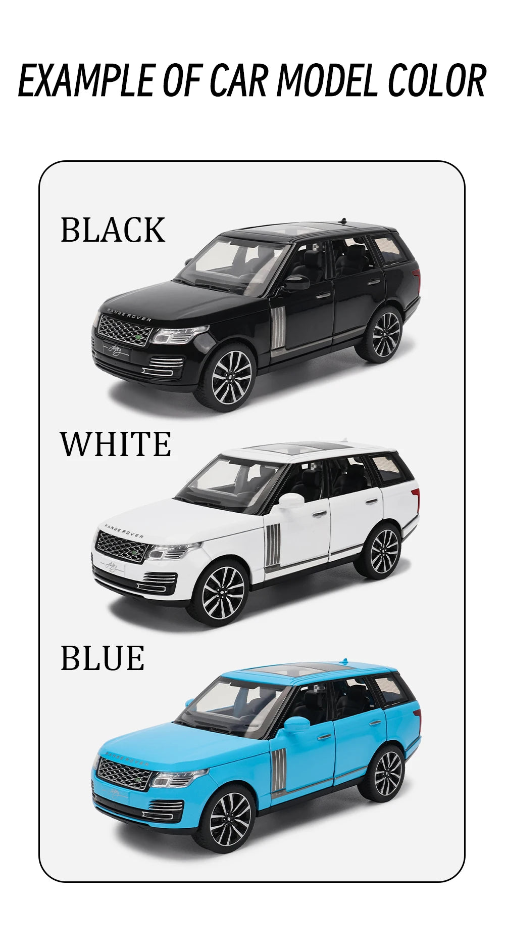 range rover diecast model