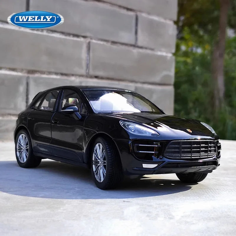 Porsche Macan Turbo SUV Car Model Diecast