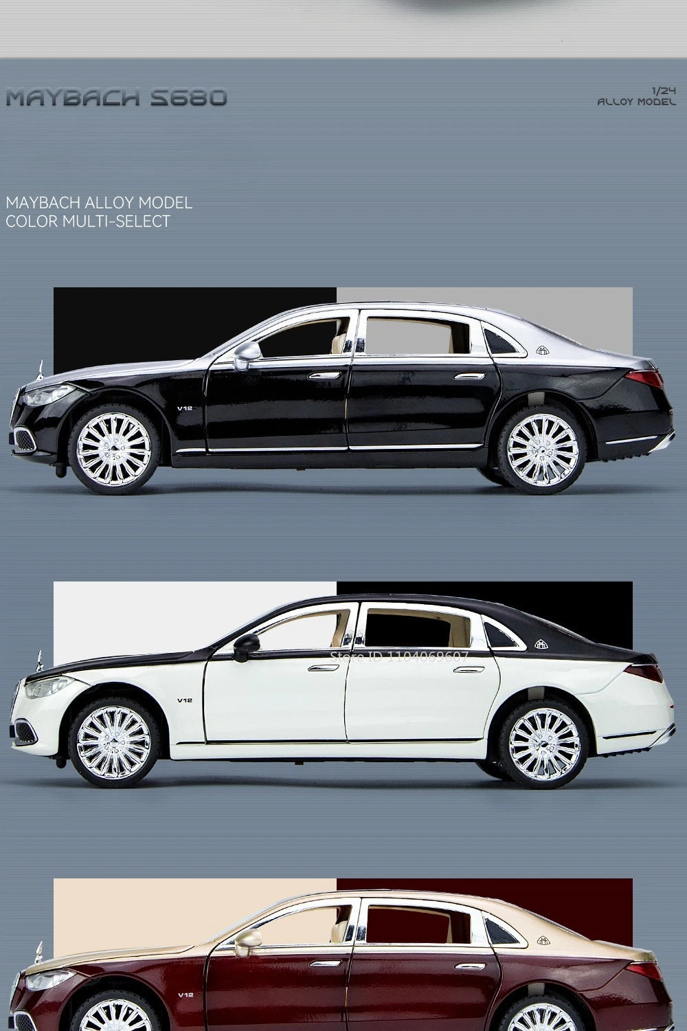 Maybach S680 Car Model