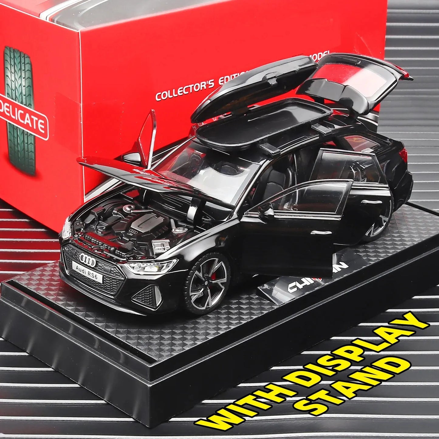 AUDI RS6 Model Car, Black Edition