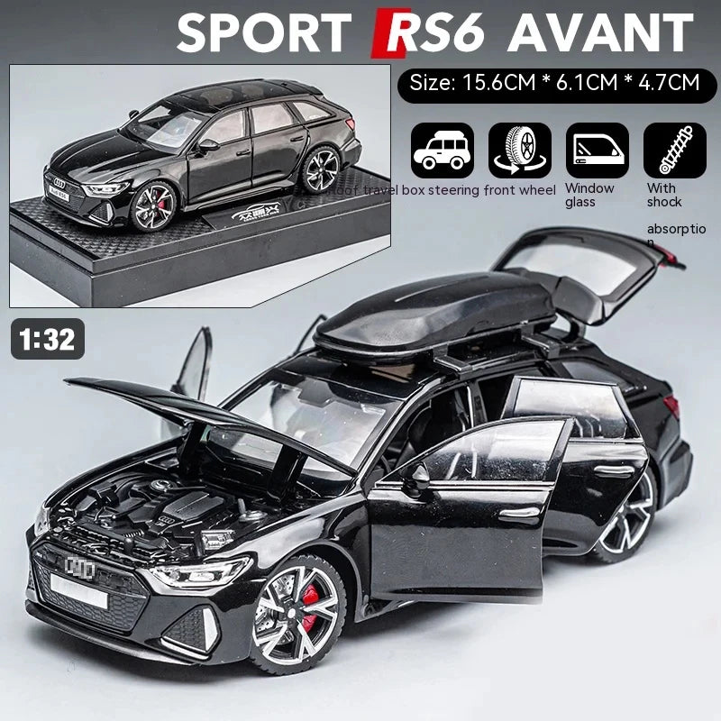 AUDI RS6 Model Car, Black Edition