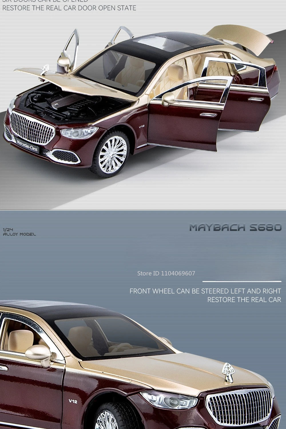 Maybach S680 Car Model