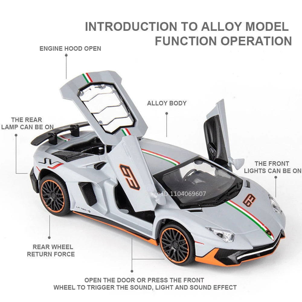 Lamborghini Aventador SVJ Sports Car Model