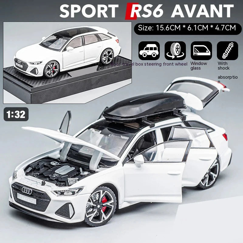 AUDI RS6 Model Car, Black Edition