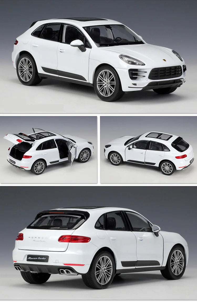 Porsche Macan Turbo SUV Car Model Diecast