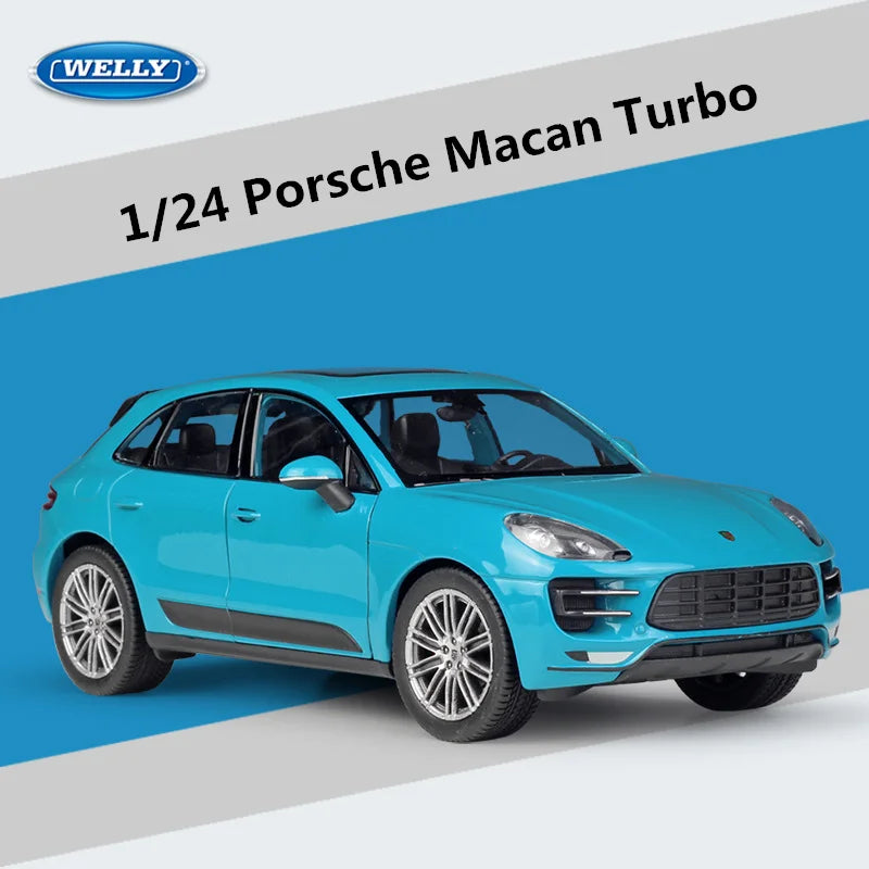 Porsche Macan Turbo SUV Car Model Diecast