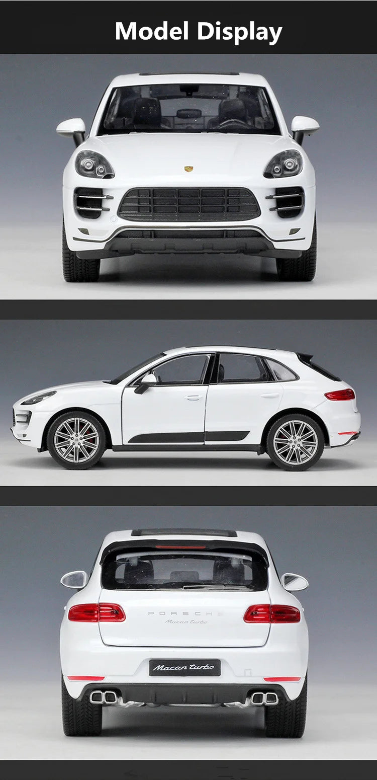 Porsche Macan Turbo SUV Car Model Diecast