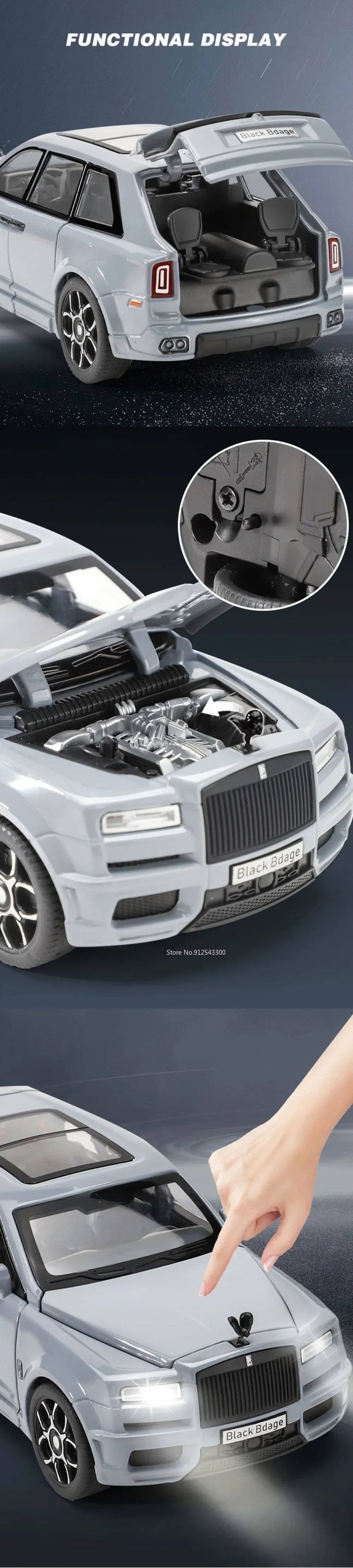 Rolls Royce Cullinan SUV Model Car