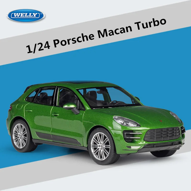 Porsche Macan Turbo SUV Car Model Diecast