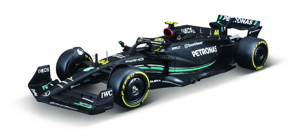 Mercedes-AMG W14 2023 #44 Hamilton Petronas F1 – 1:24 Diecast by Bburago