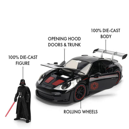JAD36477 Jada 1/24 "Hollywood Rides" SW - Porsche 911 GT3 RS DARTH VADER