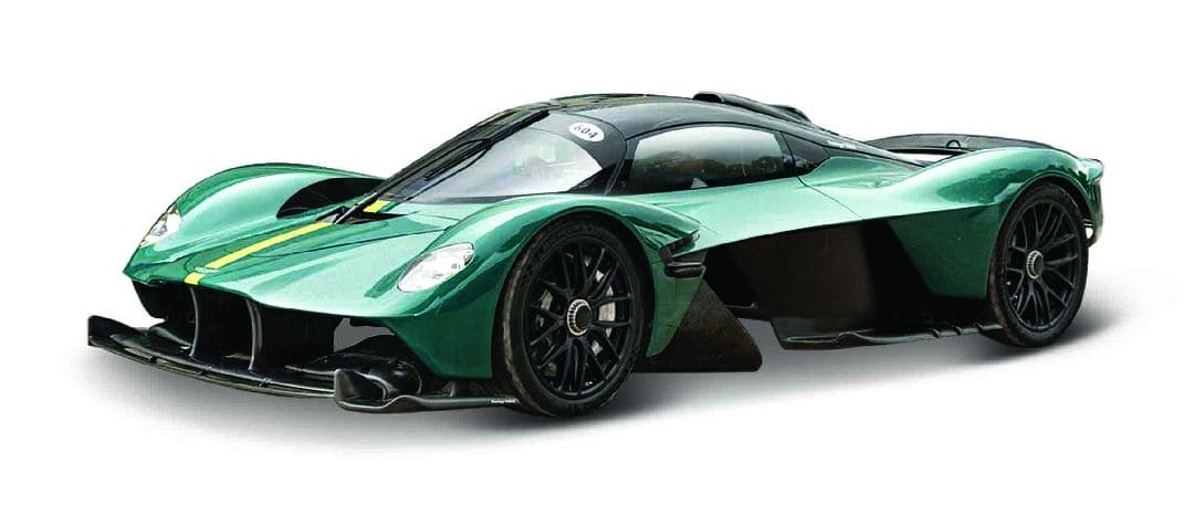 Aston Martin Valkyrie 2022 Green "Special Edition" – 1:18 Diecast by Maisto