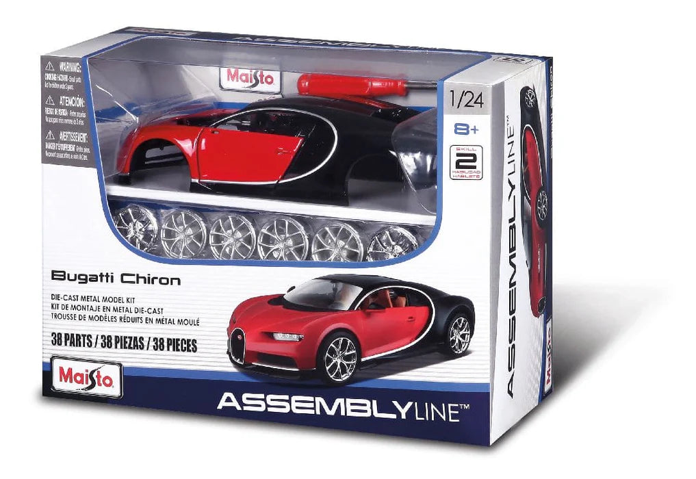 Bugatti Chiron Blue/Black – 1:24 Diecast by Maisto