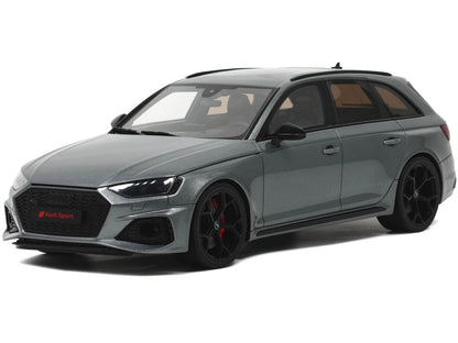 Audi RS 4 Competition Gray Metallic – 1:18 Diecast by GT Spirit