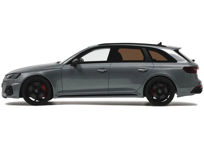 Audi RS 4 Competition Gray Metallic – 1:18 Diecast by GT Spirit